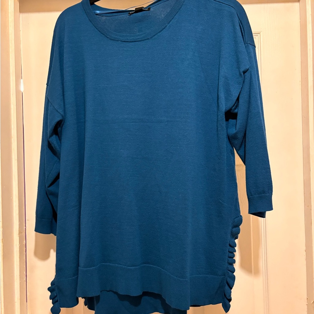 Cable & Gauge Teal Sweatshirt